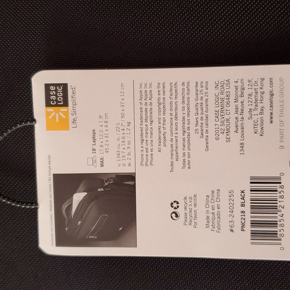 Case Logic Computer Case for 18" Laptop - Picture 3 of 6